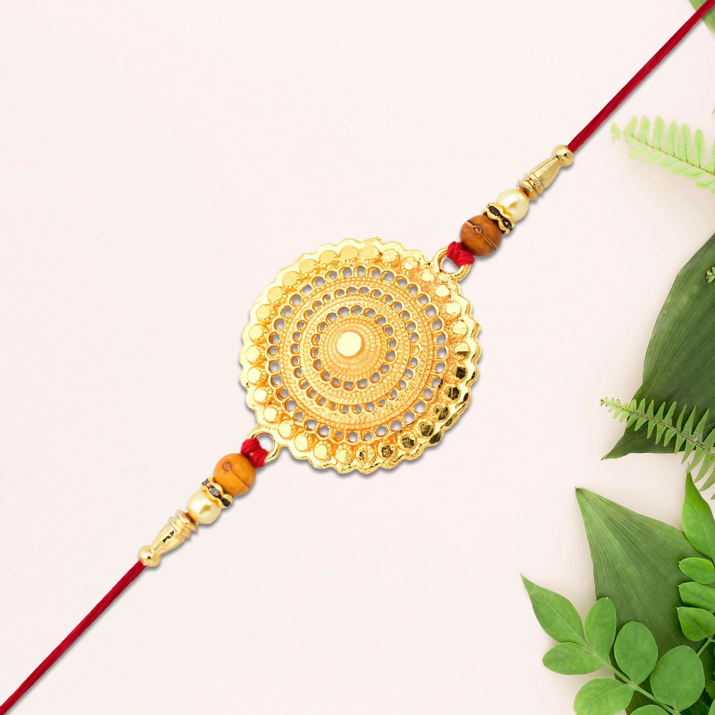 Golden Mandala Designer Rakhi