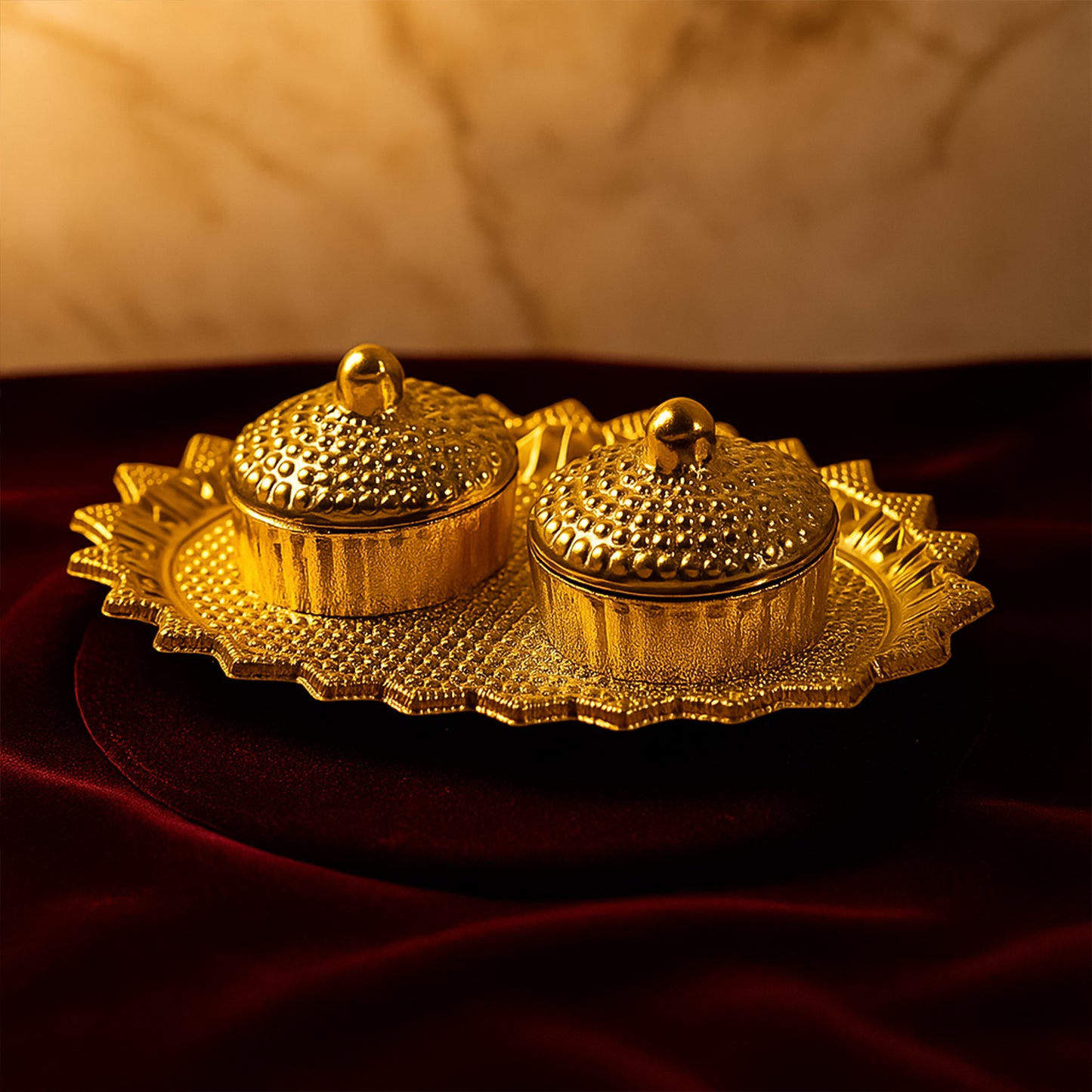 Pooja Kumkum Rolichawal Holder - (1 Pc)