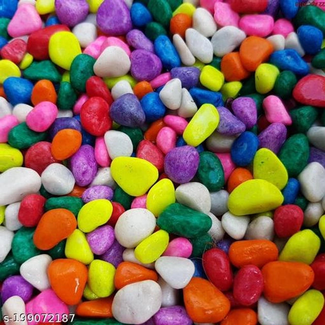 Decoration Pebbles Stones (Multicolor, 2000 g)