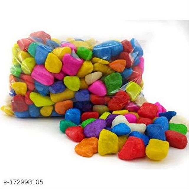 Decoration Pebbles Stones (Multicolor, 3000 g)