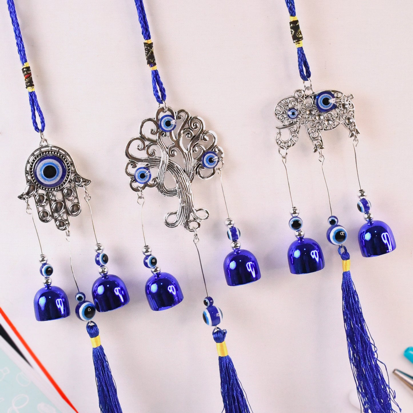 Metal Evil Eye Wind Chime Bells (Mix Design 1 Pc)