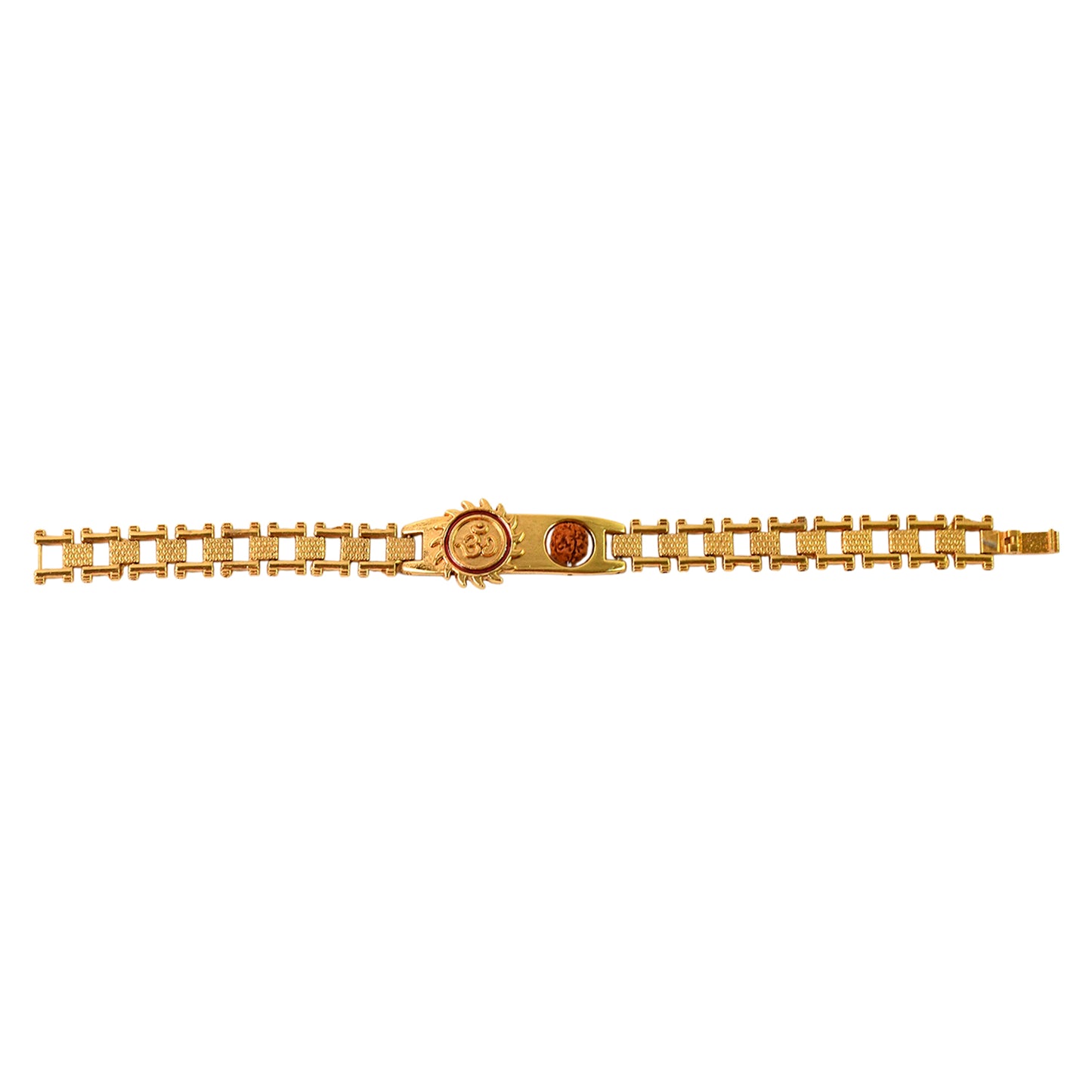 Gold Plated Designer Watch-dial Style Bracelet Rakhi For Brother (1 Pc)