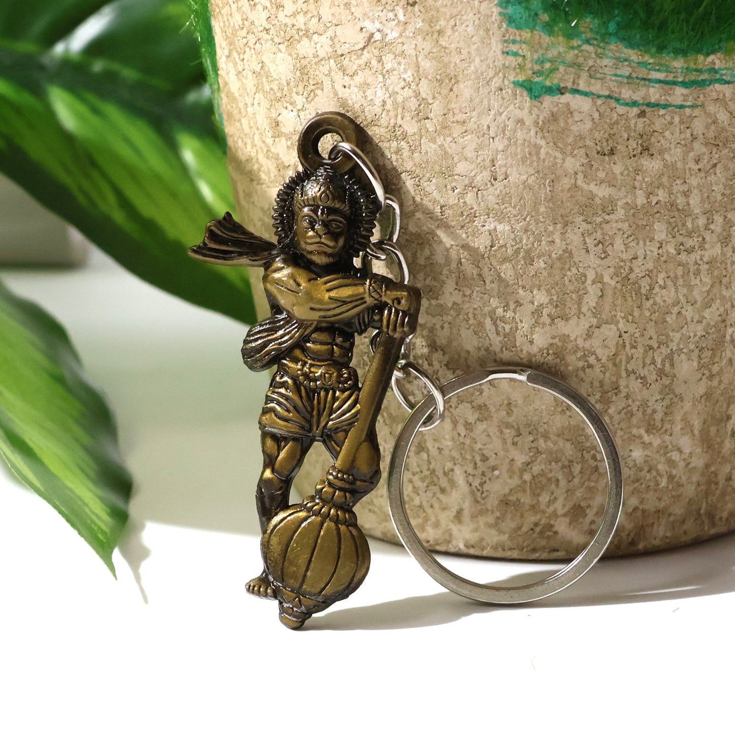 Elegant Lord Hanuman Metal Keychain (1 Pc)