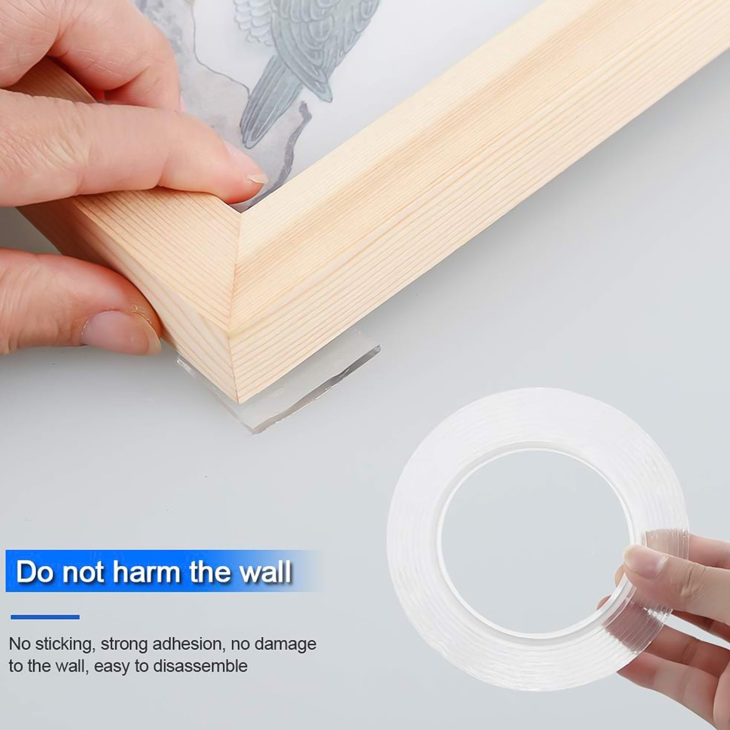 Strong Transparent Double-sided Nano Adhesive Tape