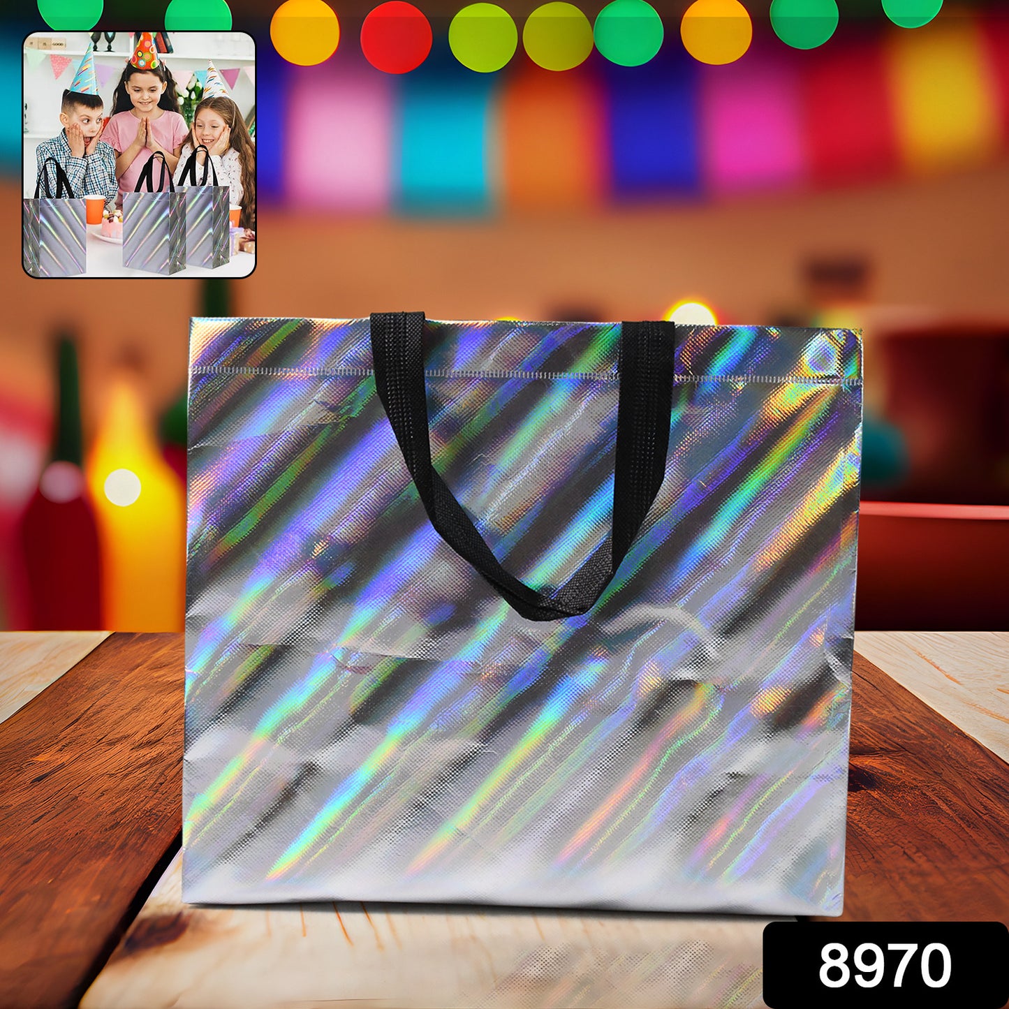 Birthday Gift Bag Reusable Party Gift Bags (1 Pc  Mix Design)