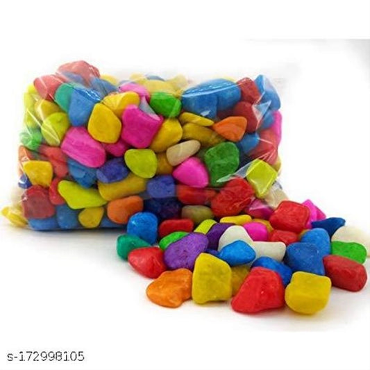 Decoration Pebbles Stones (Multicolor, 3000 g)