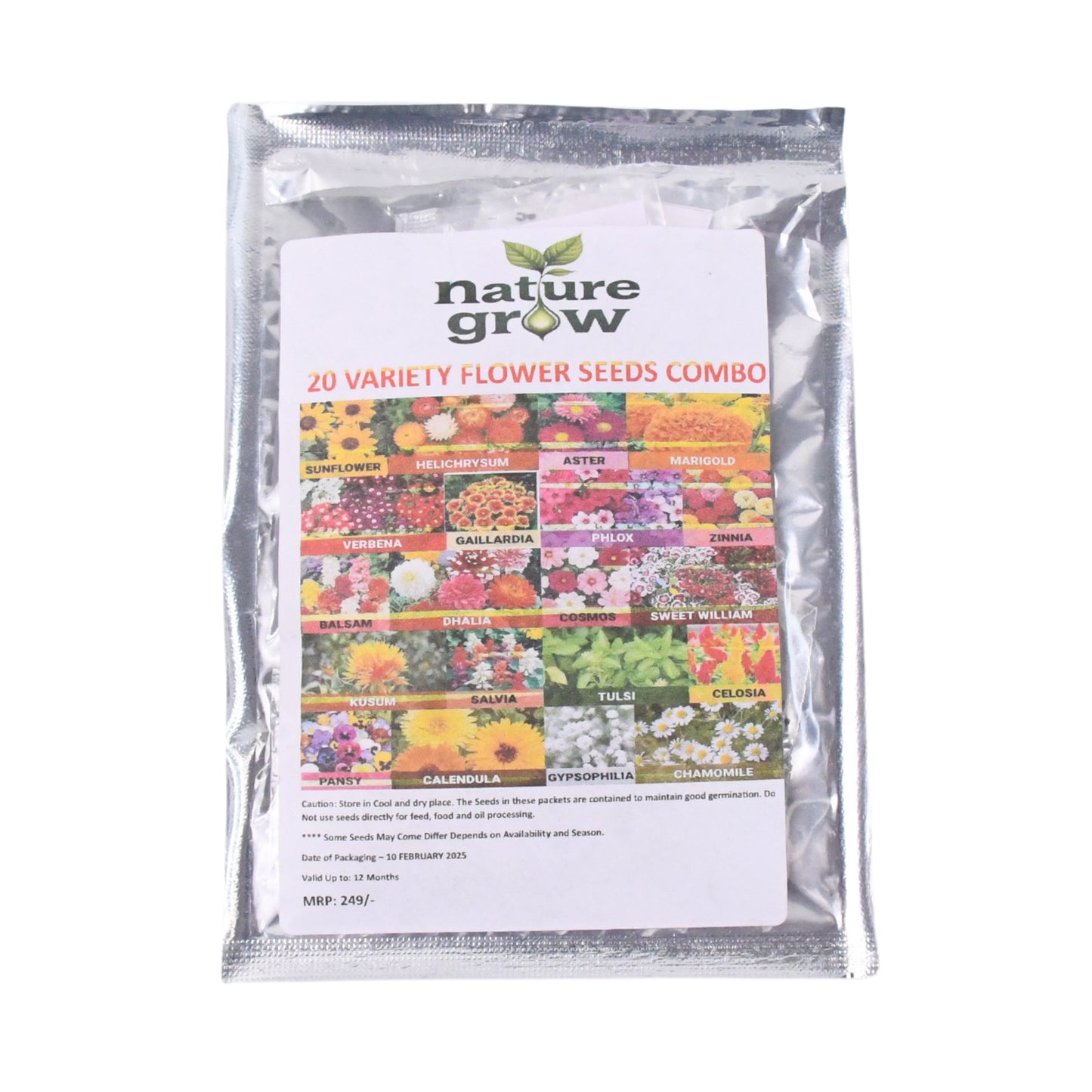 Seeds 20 Varieties Of Flower Seeds Combo (1 Pkt  20 Varieties)